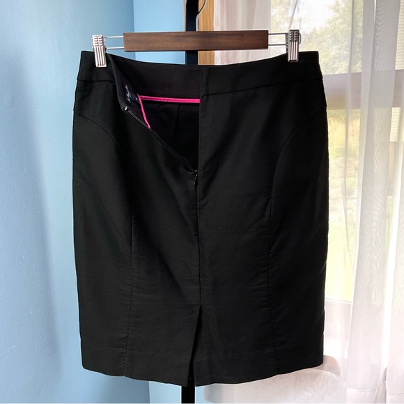 J. Crew Black Cotton The Pencil Skirt - Picture 4 of 8